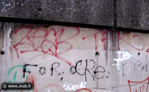 Tag Zeab TPK à Fontenay sous Bois, fait par lui-même ou peut-être par Sabre