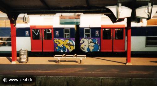 Panel RER C. en 2000. Par FUZI